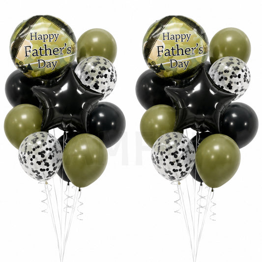 AMFIN [Classic Bunch Series] Father's Day Celebration Balloons Bouquet V6 - Pack of 20
